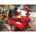 Trolly Mobile End Suction Diesel Bomba de agua contra incendios